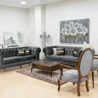 مبل چستر فیلد ۷ نفره با طراحی لاکچری|مبلمان خانگی و میز عسلی|نسیمشهر, |دیوار