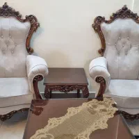 مبل استیل ۷نفره  چوب کاملاسالم با ۳میزعسلی|مبلمان خانگی و میز عسلی|تهران, خانی آباد نو جنوبی|دیوار