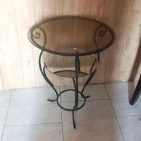 میز فرفورژه شیک|میز و صندلی غذاخوری|کرج, ساماندهی|دیوار
