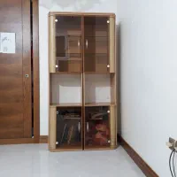 بوفه ویترین کتابخانه