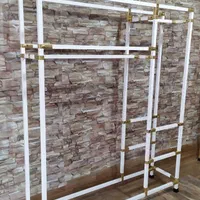 رگال لباس و آویز لباس مدل K216 رنگ کوره ای|جاکفشی، کمد، دراور|اسلام‌شهر, شهرک واوان|دیوار