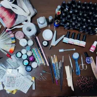 پک کامل کاشت ناخن و طراحی