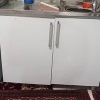 ۳ تیکه کابینت فلزی با سینک
