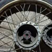 چرخ جلو متور هندا کامل با درب لنت و لنت نو