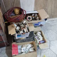 تعدادی لوازم الکتریکی هالوژن ترانس آهنی سنگین و...