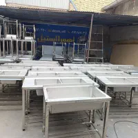 وان میزکار و سینک ترولی آبچکان گرمکن فر ساندویچی|کافیشاپ و رستوران|ساری, |دیوار