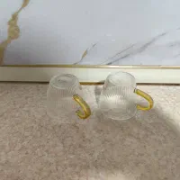 دو دست استکان نو استفاده نشده