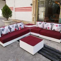 مبل راحتی  ال /پارچه های با کیفـیت- رنگ های جذاب|مبلمان خانگی و میز عسلی|تهران, شهرک شریفی|دیوار