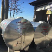 تانکر چهار هزار لیتری گالوانیزه با چهارپایه گذاری|مصالح و تجهیزات ساختمان|گرگان, |دیوار