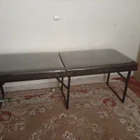 تخت مژه چمدونی نو و صندلی چرخدار