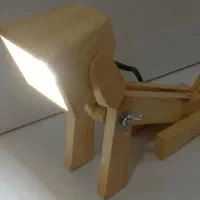 چراغ مطالعه چوبی