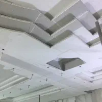 کناف پی وی سی تایل گچی وتی وی وال