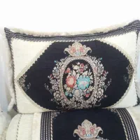 فروش ۱۰ عدد پشتی نو گل پر