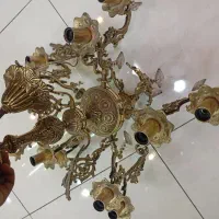 لوستر برنجی ۶ شاخه ، ۱۲ شعله و ۵ شاخه ، ۱۰ شعله