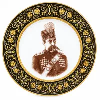 بشقاب دیوارکوب قاجاری عتیقه و کمیاب
