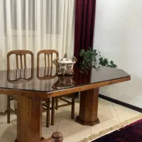 میز ناهارخوری ۶ نفره به همراه ۶ عدد صندلی رایگان