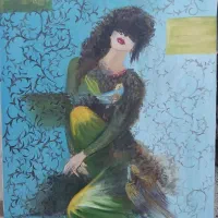 تابلو نقاشی|تابلو، نقاشی، عکس|سامن, |دیوار