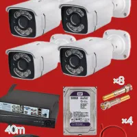 دوربین مداربسته سری هوشمند بادستگاه۸