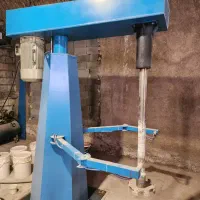 میکسر رنگ چسب و رزین و پاتیل و پمپ باد