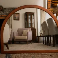 آینه چوبی مناسب کنسول و میز آرایش