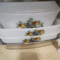 آرکوپال اصل فرانسوی ۲۳۰تکه کامل۲۴ نفره گل میوه