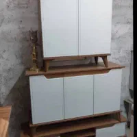 جاکفشی اینه کنسول میز تیوی|جاکفشی، کمد، دراور|آباده, |دیوار