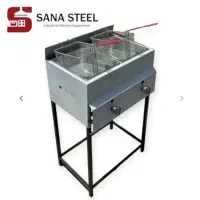 سرخ کن دو لگن با توری