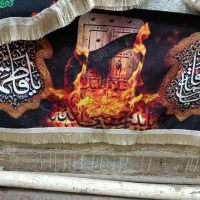 پرچم کتیبه فاطمیه|صنایع دستی و سایر لوازم تزئینی|گرگان, |دیوار