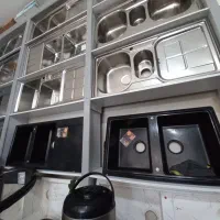 سینک باکسی دوپله گرانیت هود گازتوکار شیرآلات w8040|مصالح و تجهیزات ساختمان|مشهد, پنجتن|دیوار