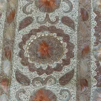 کار دست صدف دوزی و سنگ دوزی شده|پرده، رانر، رومیزی|نور, |دیوار