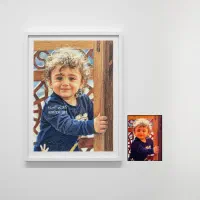 نقاشی چهره، طراحی چهره مدادرنگی + پیش نمایش رایگان|تابلو، نقاشی، عکس|تهران, چیتگر جنوبی|دیوار