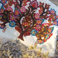 پته|پرده، رانر، رومیزی|زرند, |دیوار