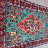 فرش دستباف ۳متری قیمت بسیار پایینه رنگ امیزی متنوع|فرش|مشکیندشت, |دیوار