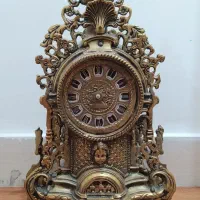 ساعت رومیزی آنتیک برنجی