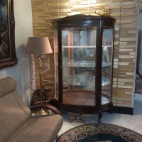 ویترین کریستال و آباژور و ساعت|بوفه، ویترین، کنسول|پردیس, فاز ۲|دیوار
