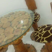 ست میز و صندلی چوبی