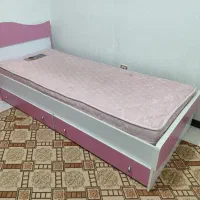 تخت تک نفره کشو دار|تخت و سرویس خواب|سهند, |دیوار