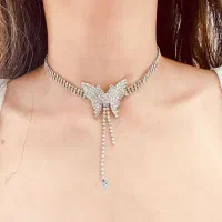 گردنبند زیبا نگینی(چوکر) مجلسی