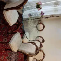 سرویس مبلمان استیل به همراه ناهارخوری|مبلمان خانگی و میز عسلی|تهران, کاج|دیوار
