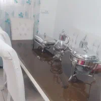میز غذاخوری ۶ نفره سفید نو نو