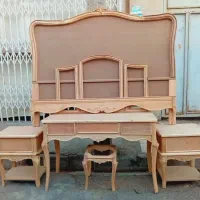سرویس خواب چوبی تمام چوب مدل پکن