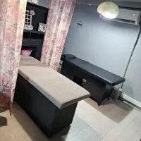 2 عدد تخت ماساژ چوبی کمد دار