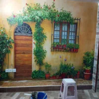 رنگ آمیزی ساختمان.   کاغذ دیواری.  پوستر