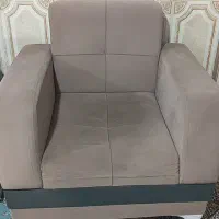 مبل ۸ نفره سالم همراه جلو مبلی و میز عسلی|مبلمان خانگی و میز عسلی|نقده, |دیوار