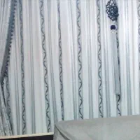 پرده حریر با والان