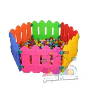 لت استخر توپ ۶ ضلعی کودک / شادلین