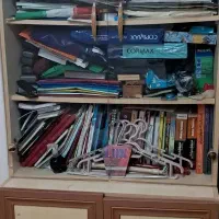 کتابخانه به همراه کمد|کتابخانه، شلف، قفسه‌های دیواری|رشت, نامجو|دیوار