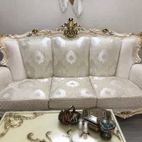 مبل ۹ نفره نیمه استیل