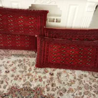 پشتی ترکمن اصل دستباف|پشتی|گلبهار, شهر جدید گلبهار|دیوار