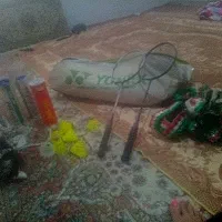 بدمینتون با لوازم هاش